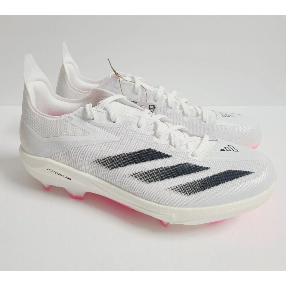 Adidas Adizero Electric+ T Baseball Cleats Men Size 14 Shoes White IF8488 NEW